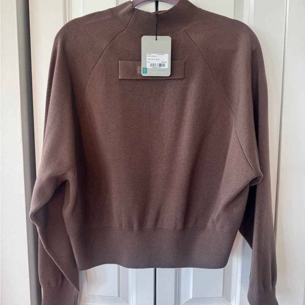 NWT Canada Goose Brown Cowl Neck Sweater Holton Mockneck M